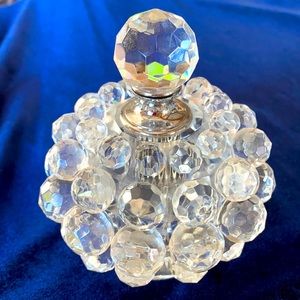 Crystal Perfume Bottle crystal clear in color